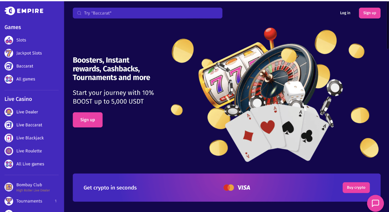 Empire.io online casino