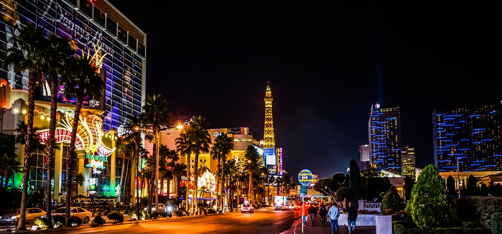 Scene of Las Vegas at night