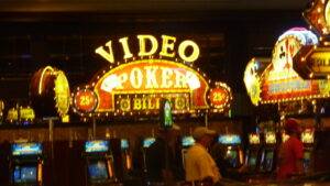 Video poker in casino
