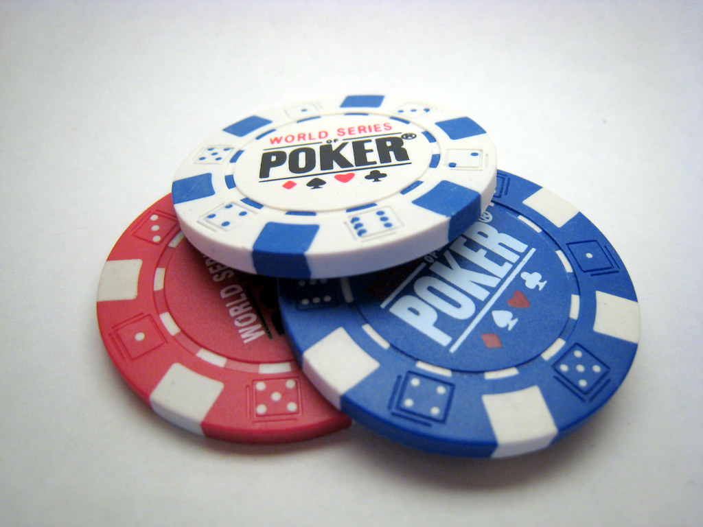 3 Poker chips