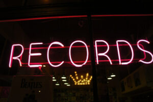 records sign