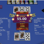 Winning hand during live game