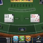 Golden Nugget Baccarat in play action