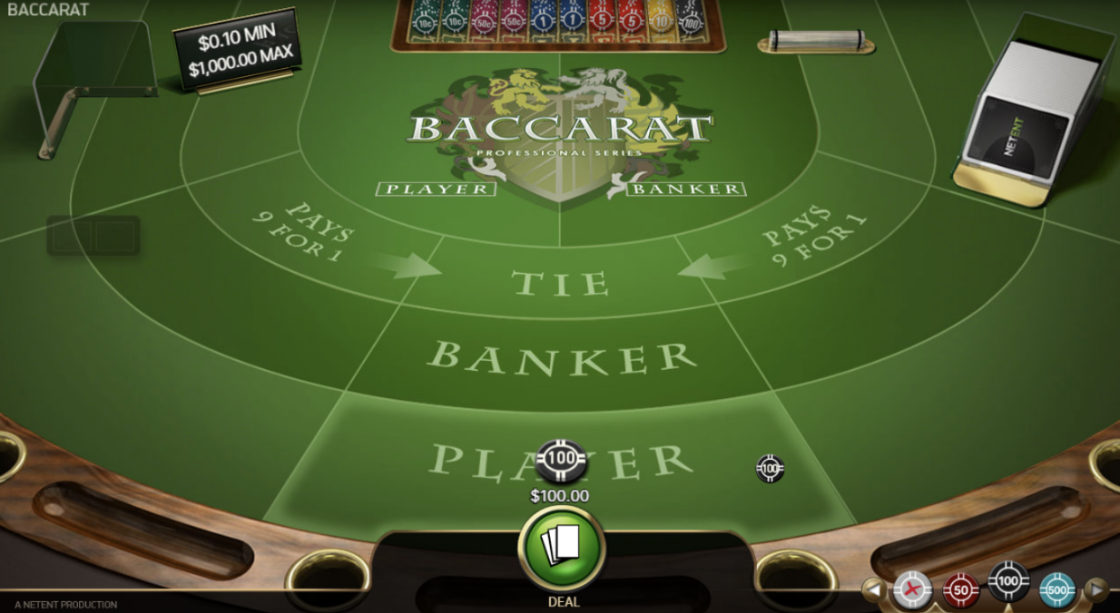 Golden Nugget Baccarat Professional Series screenshot