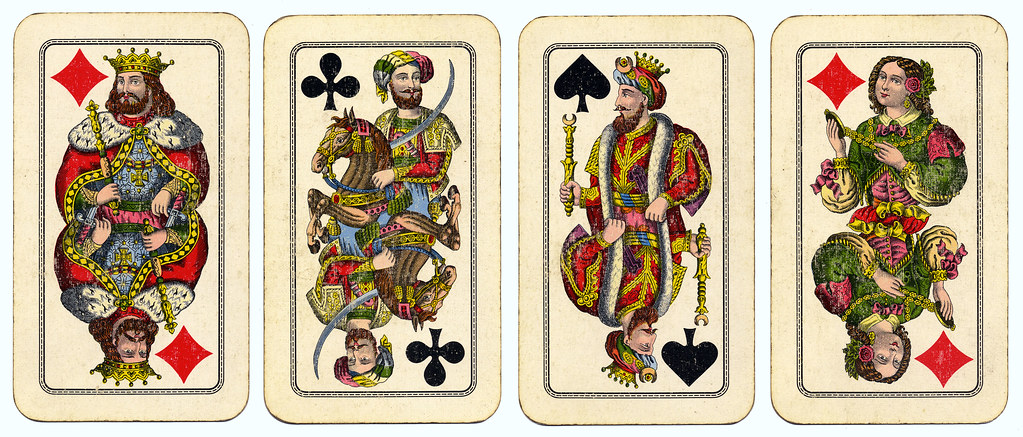 4 playing cards