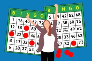 Women winning in bingo