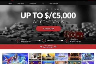 Mansion Casino home page
