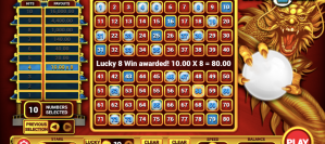 Golden Nugget Lucky 8 Keno Game